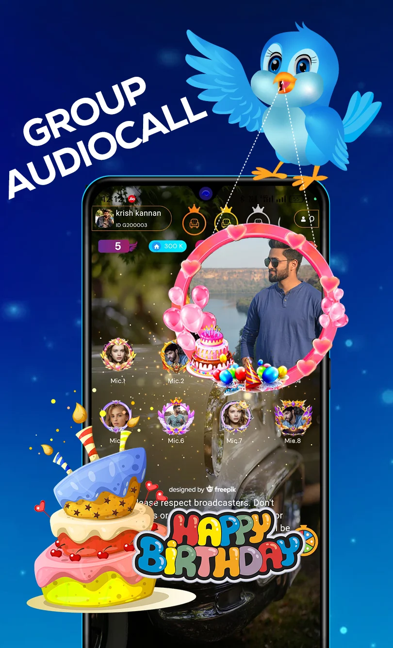 Group Audio Calls